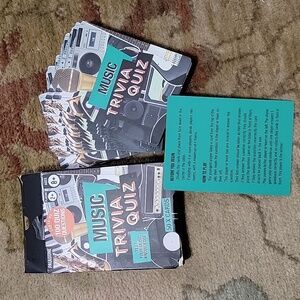Music Trivia Quiz Card Game by Paladone Test Your Music Knowledge